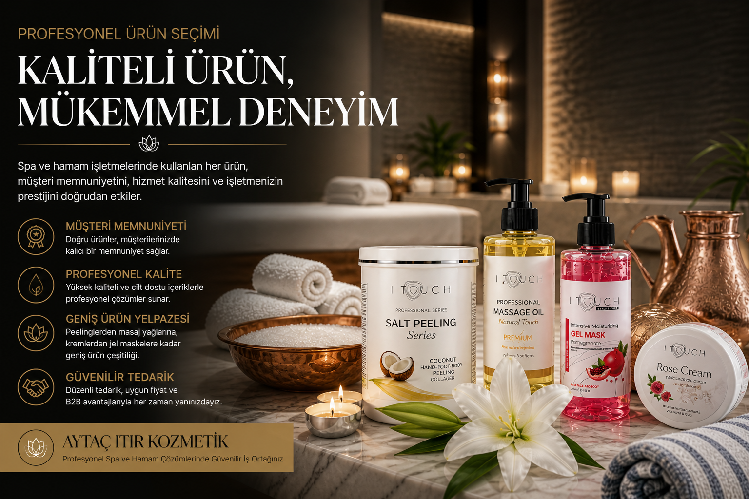 Spa ve Hamam İşletmelerinde Profesyonel Ürün Seçiminin Önemi