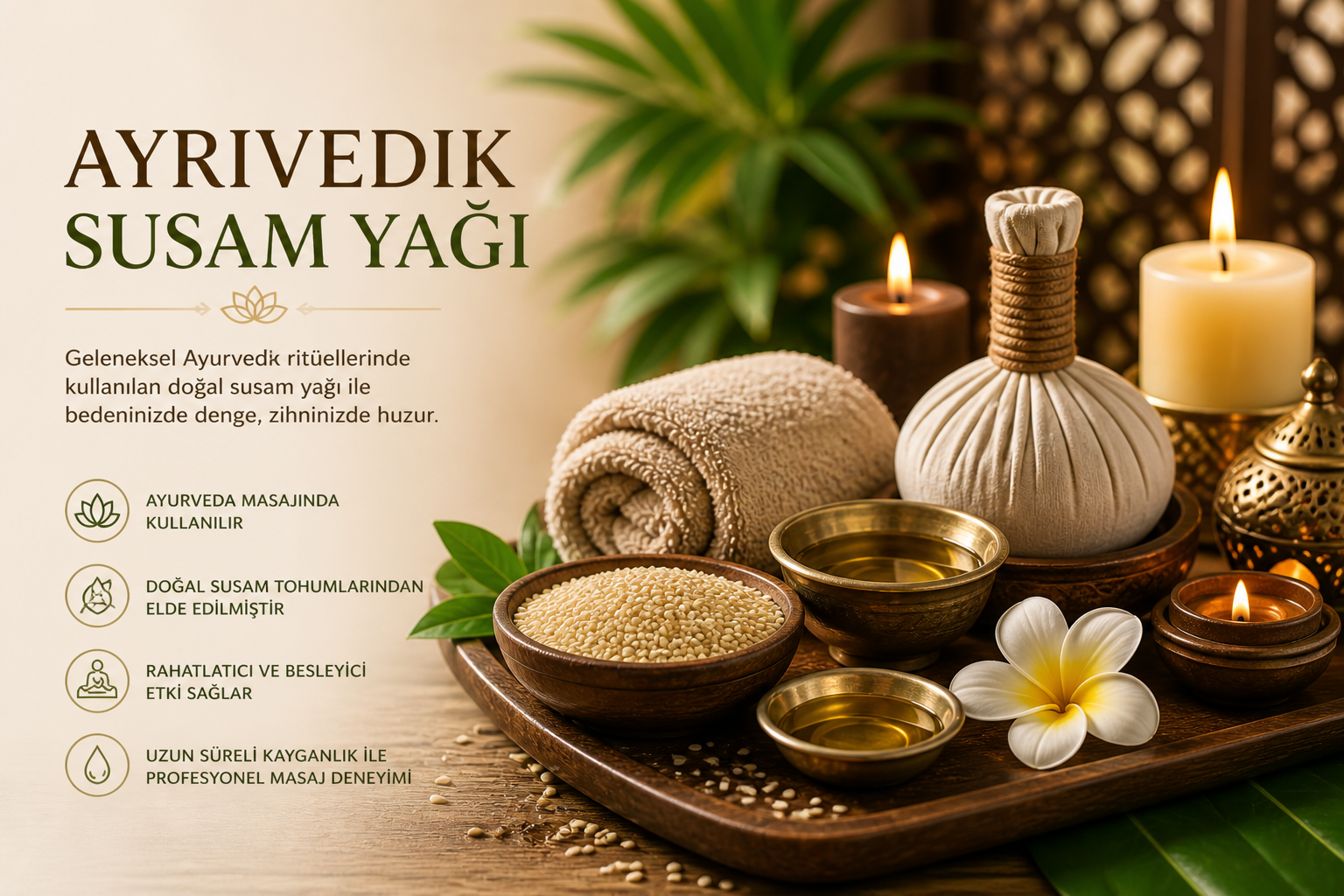 SUSAM YAĞI (AYRUVEDIK MASAJ YAĞI) 1 LİTRE