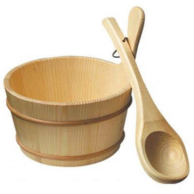 AHŞAP SAUNA KOVASI